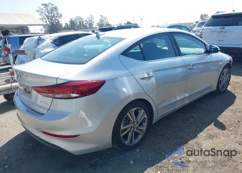 2017 Hyundai Elantra Limited z USA, uszkodzony, nr VIN 5NPD84LF7HH129207